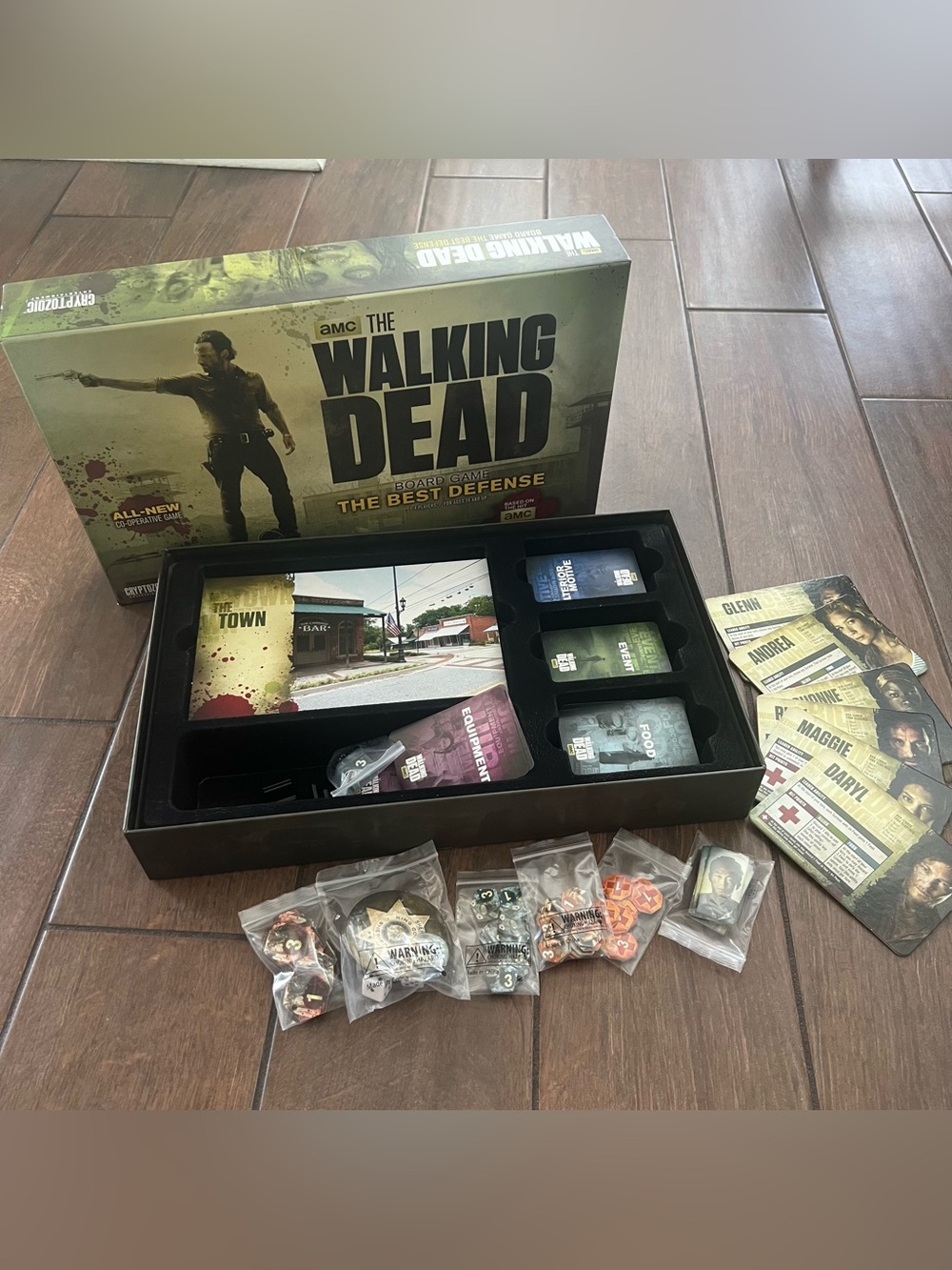 The Walking Dead Cryptozoic The Best Defense Board Game